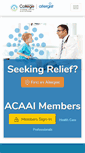 Mobile Screenshot of acaai.org