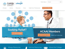 Tablet Screenshot of acaai.org